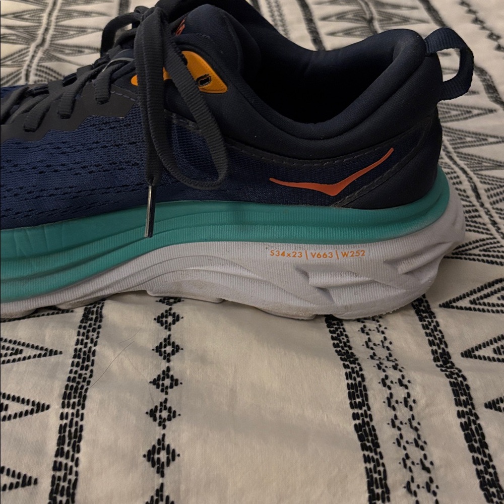 Hoka Blue and Teal Athletic Shoes - Picture 5 of 6